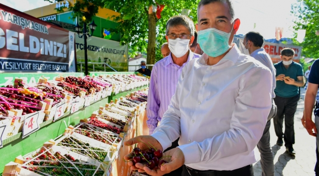 Kirazın en iyileri ödüllendirildi